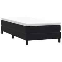Boxspring zonder matras fluweel zwart 80x220 cm 3