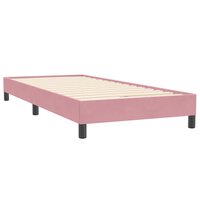 Boxspring zonder matras fluweel roze 80x220 cm 4