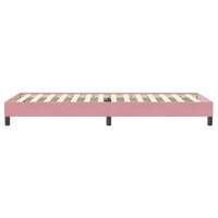 Boxspring zonder matras fluweel roze 80x220 cm 6