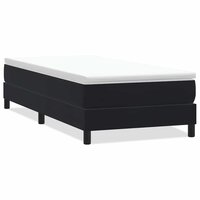 Boxspring zonder matras fluweel zwart 90x220 cm 2