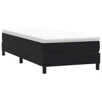 Boxspring zonder matras fluweel zwart 90x220 cm 3