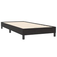 Boxspring zonder matras fluweel zwart 90x220 cm 4