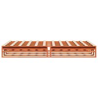 Bed met matras massief grenenhout wasbruin 140x190 cm 5