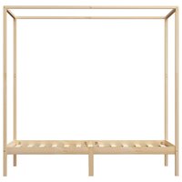 Hemelbedframe massief grenenhout 100x200 cm 4