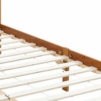 Hemelbedframe massief grenenhout honingbruin 90x200 cm 5