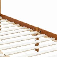 Hemelbedframe massief grenenhout honingbruin 100x200 cm 5