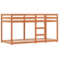 Stapelbed met gordijnen 90x190 cm grenenhout roze 8