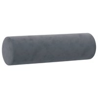 Driezitsbank met sierkussens 180 cm fluweel donkergrijs 6
