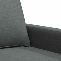 Driezitsbank 180 cm stof donkergrijs 7