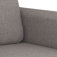 Driezitsbank 180 cm stof taupe 6