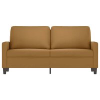 Tweezitsbank 140 cm stof bruin 3
