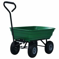 Tuinkiepwagen 300 kg 75L groen 2