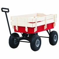 Tuinwagen 150 kg rood 2