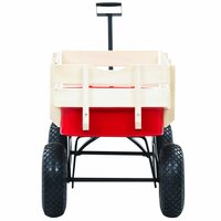 Tuinwagen 150 kg rood 5
