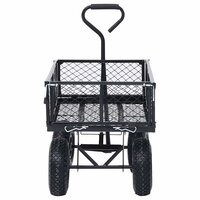 Tuinwagen 250 kg zwart 4