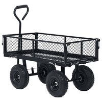 Tuinwagen 250 kg zwart 6