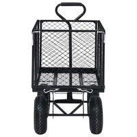 Tuinwagen 350 kg zwart 3
