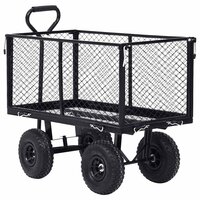 Tuinwagen 350 kg zwart 4