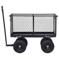Tuinwagen 350 kg zwart 6