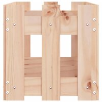 Plantenbak verhoogd met hekontwerp 150x30x30 cm grenenhout 6