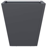 Plantenbak 30x30x30 cm staal antracietkleurig 5