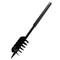 Grondboor met handvat 120 mm en verlengstukken 13 m (staal) 6