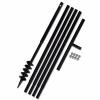 Grondboor 80 mm met 5 m verlengstuk Staal 2