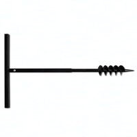 Grondboor 80 mm met 5 m verlengstuk Staal 6