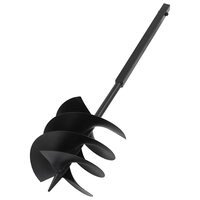 Grondboor met handvat 250 mm met verlengbuis 12 m staal 3