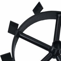 Wielen voor 6,5 pk benzinefrees 2 st metaal 6