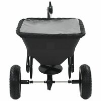 Strooiwagen sleepmodel 45 L 125x74x79 cm PVC en staal 2