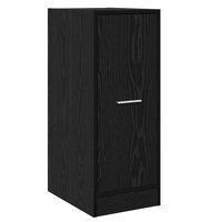 Apothekerskast Zwart eiken 30 x 41 x 77,5 cm Bewerkt hout 5