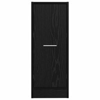 Apothekerskast Zwart eiken 30 x 41 x 77,5 cm Bewerkt hout 6