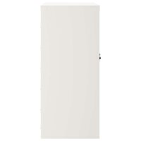 Archiefkast 79x40x90 cm staal wit 5