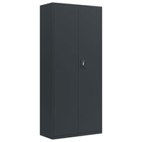 Archiefkast 90x40x200 cm staal antracietkleurig 2