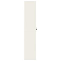 Archiefkast 105x40x180 cm staal wit 5