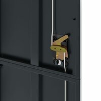 Archiefkast 105x40x180 cm staal antracietkleurig 8