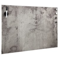 Magneetbord wandmontage 50x30 cm glas 2