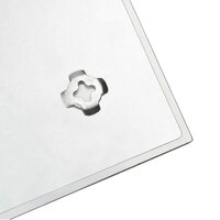 Magneetbord wandmontage 60x60 cm glas 6