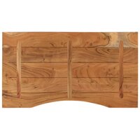 Bureaublad rechthoekig 90x50x2,5 cm massief acaciahout 5