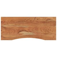 Bureaublad rechthoekig 120x50x2,5 cm massief acaciahout 2