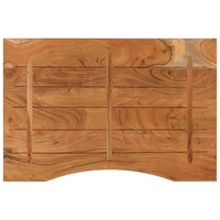 Bureaublad rechthoekig 80x60x2,5 cm massief acaciahout 5