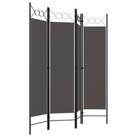 Kamerscherm met 4 panelen 160x180 cm antraciet 3