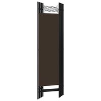 Kamerscherm met 6 panelen 240x180 cm bruin 4