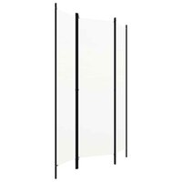 Kamerscherm met 3 panelen 150x180 cm wit 3