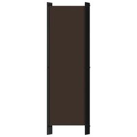 Kamerscherm met 4 panelen 200x180 cm bruin 4