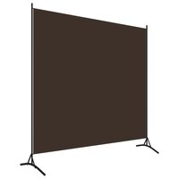 Kamerscherm met 1 paneel 175x180 cm bruin 2