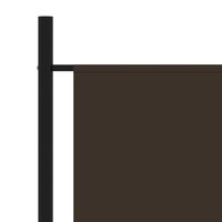 Kamerscherm met 1 paneel 175x180 cm bruin 4