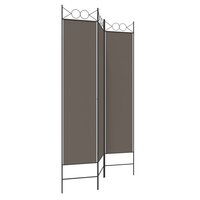 Kamerscherm met 3 panelen 120x220 cm stof antracietkleurig 4