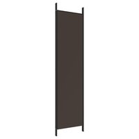  Kamerscherm met 3 panelen 150x200 cm stof bruin 6